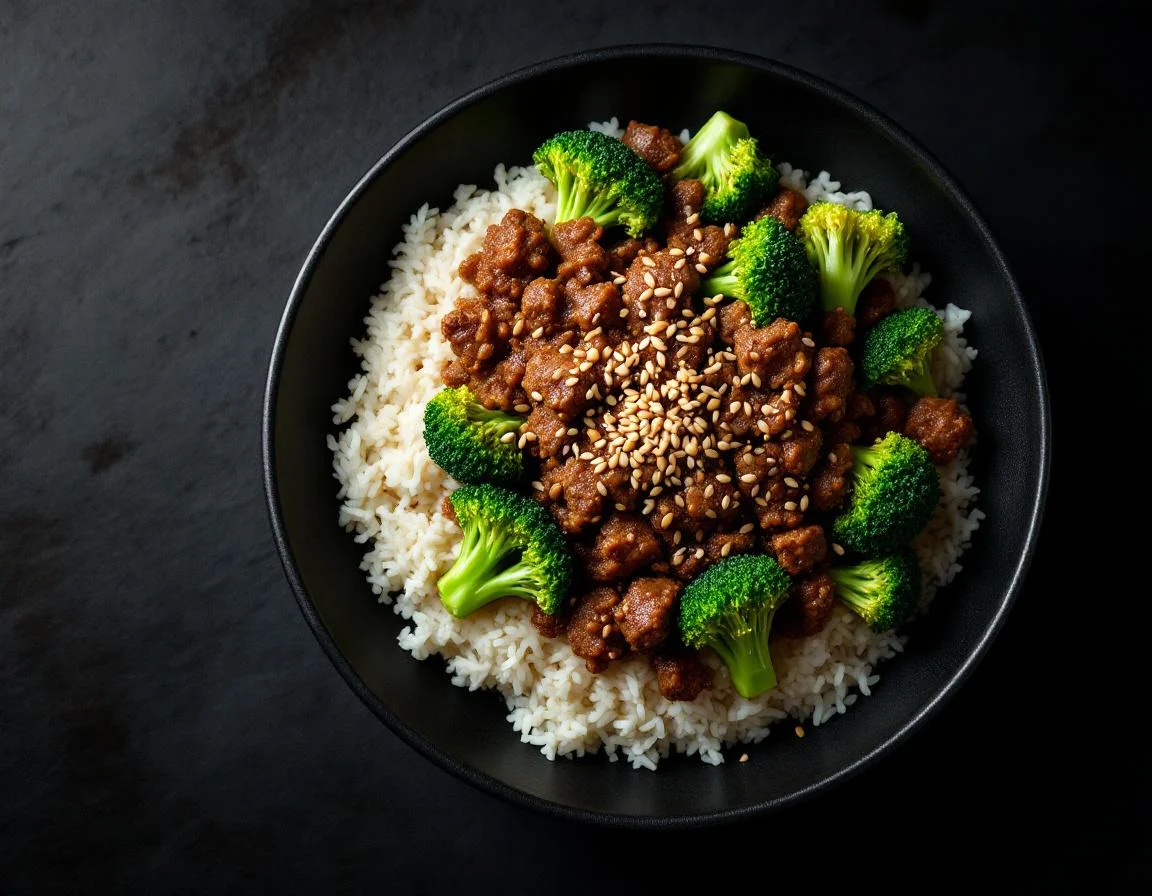 Ground Beef & Broccoli