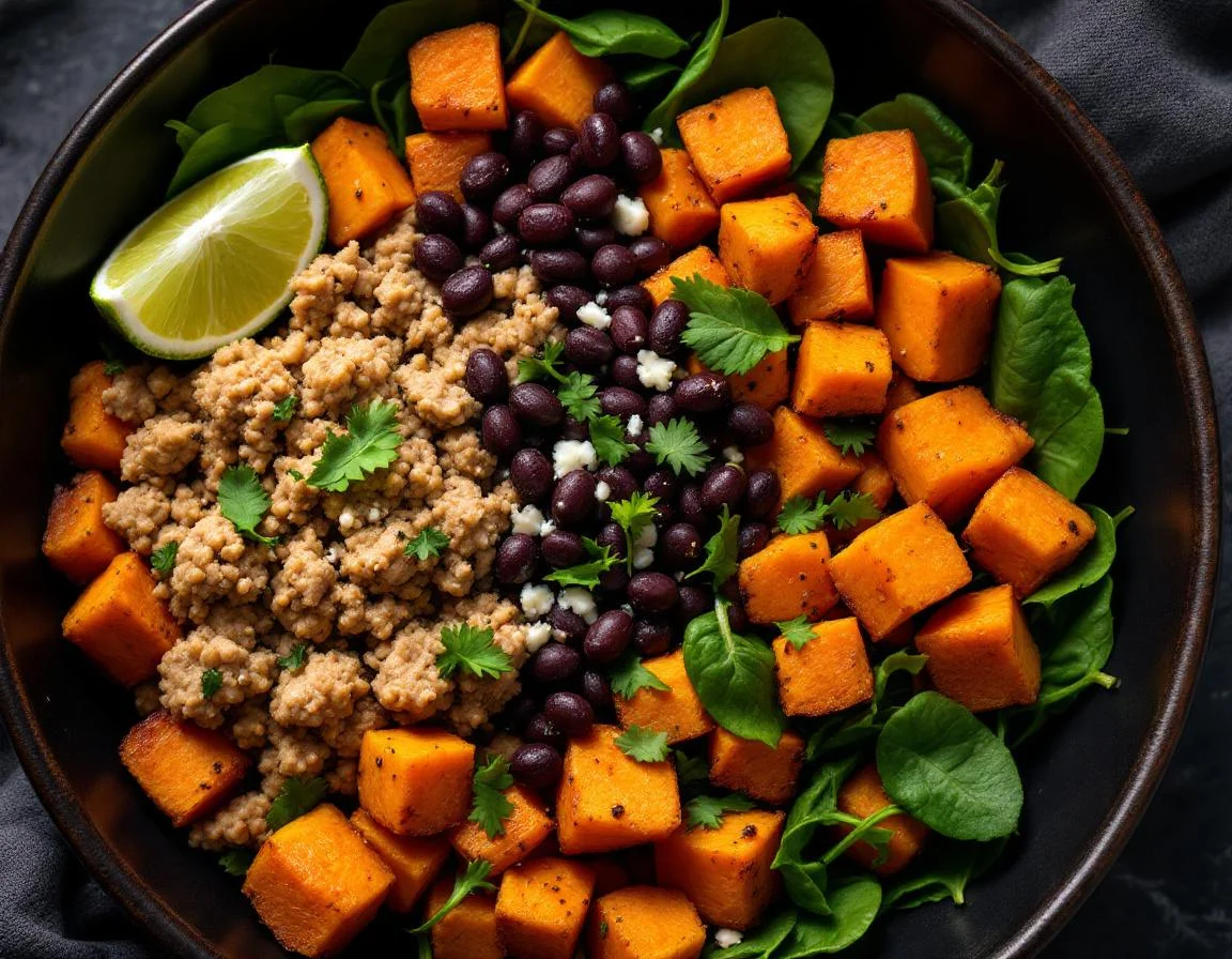 Ground Turkey & Sweet Potato Bowl